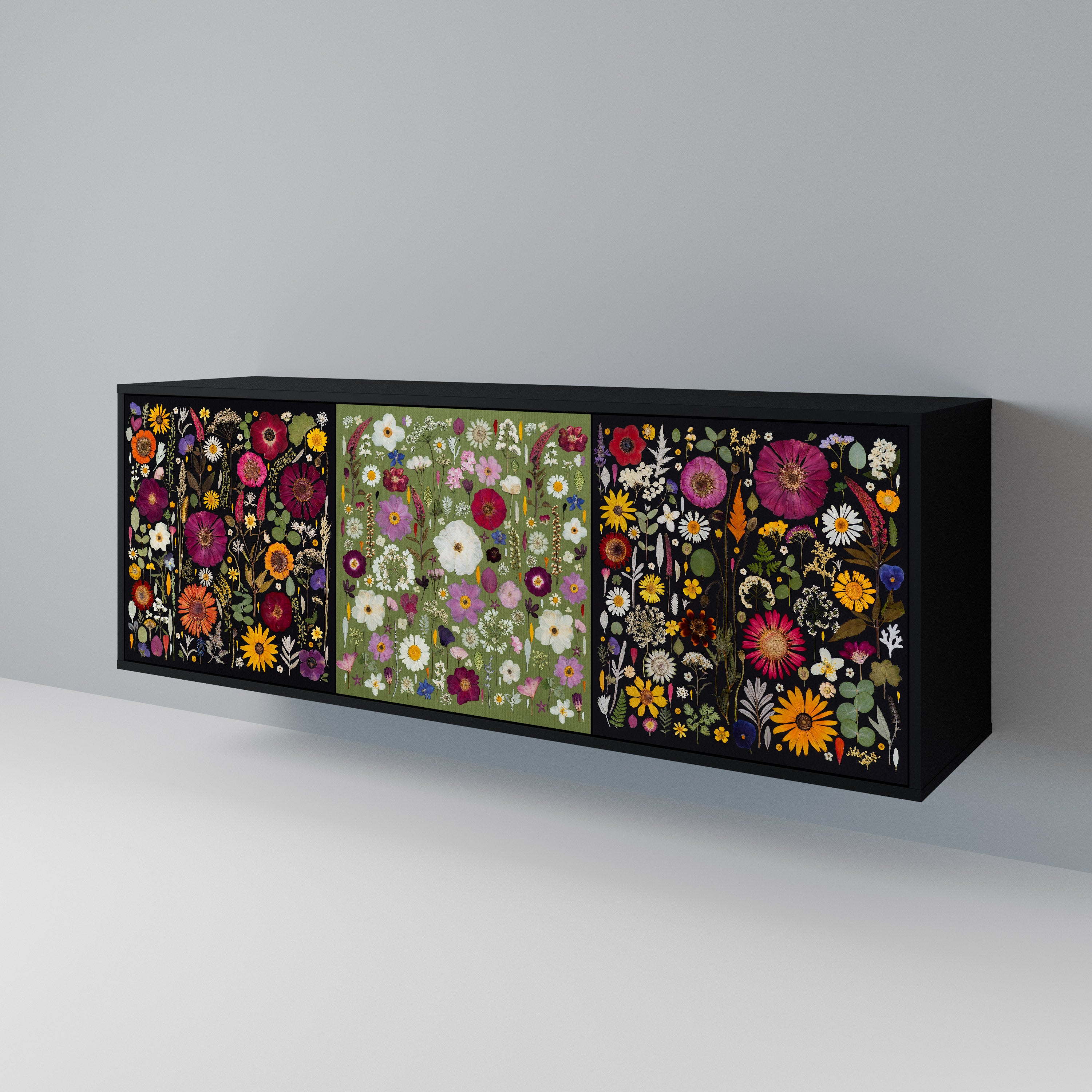 VERDANT GARDEN 3-Door Sideboard