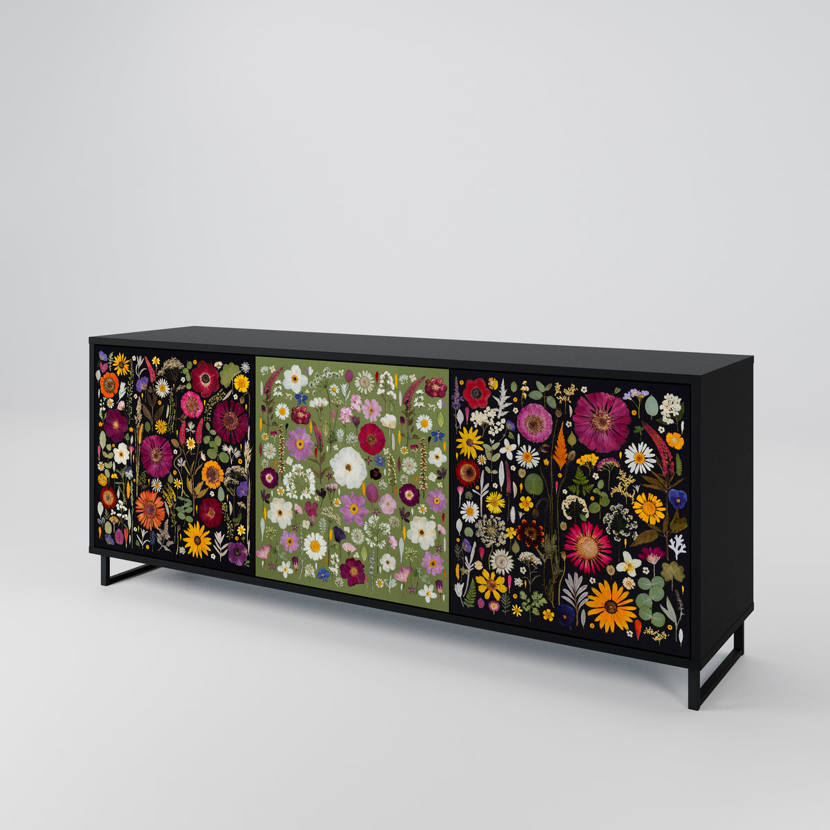 Verdant Garden 3-türiges Sideboard