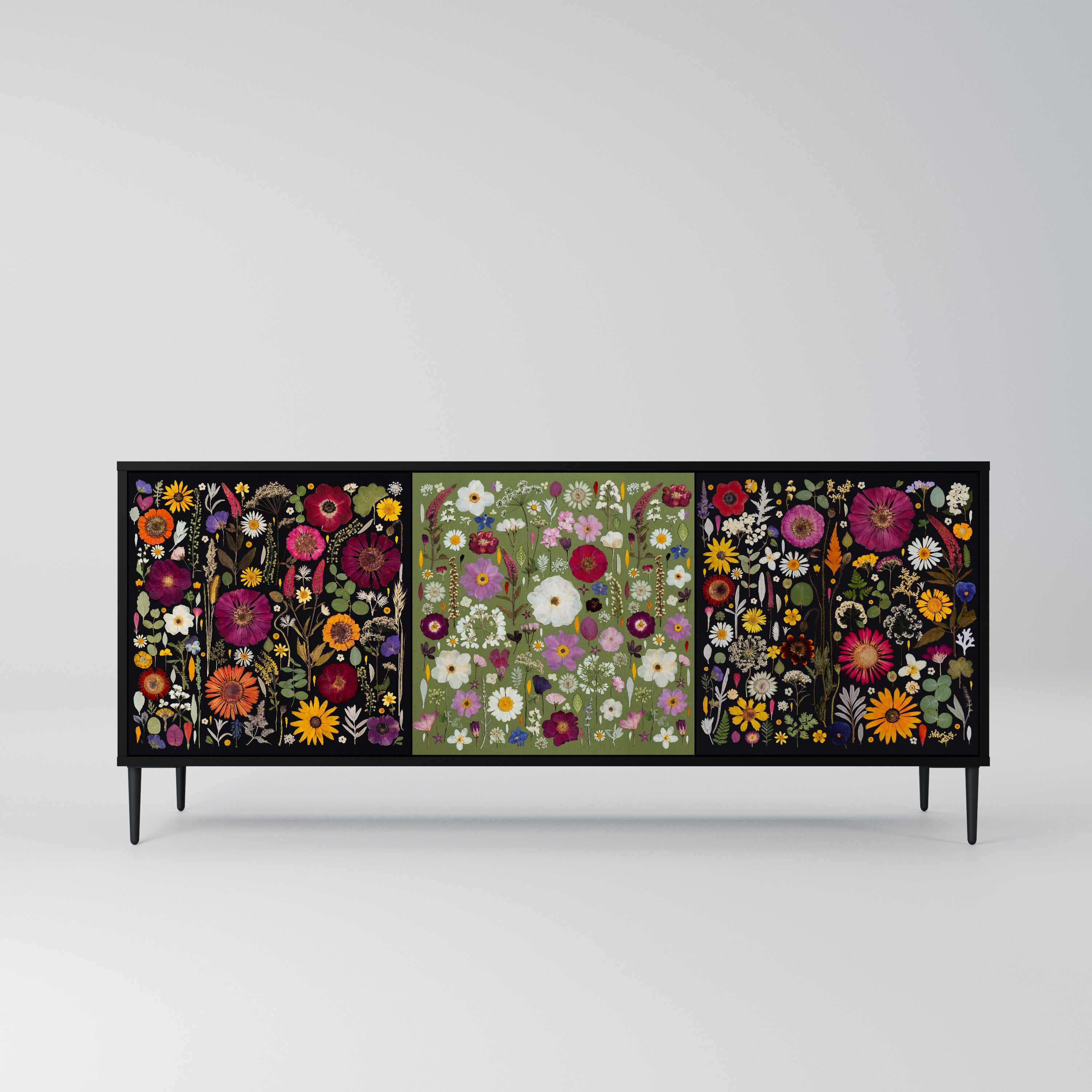 Verdant Garden 3-türiges Sideboard