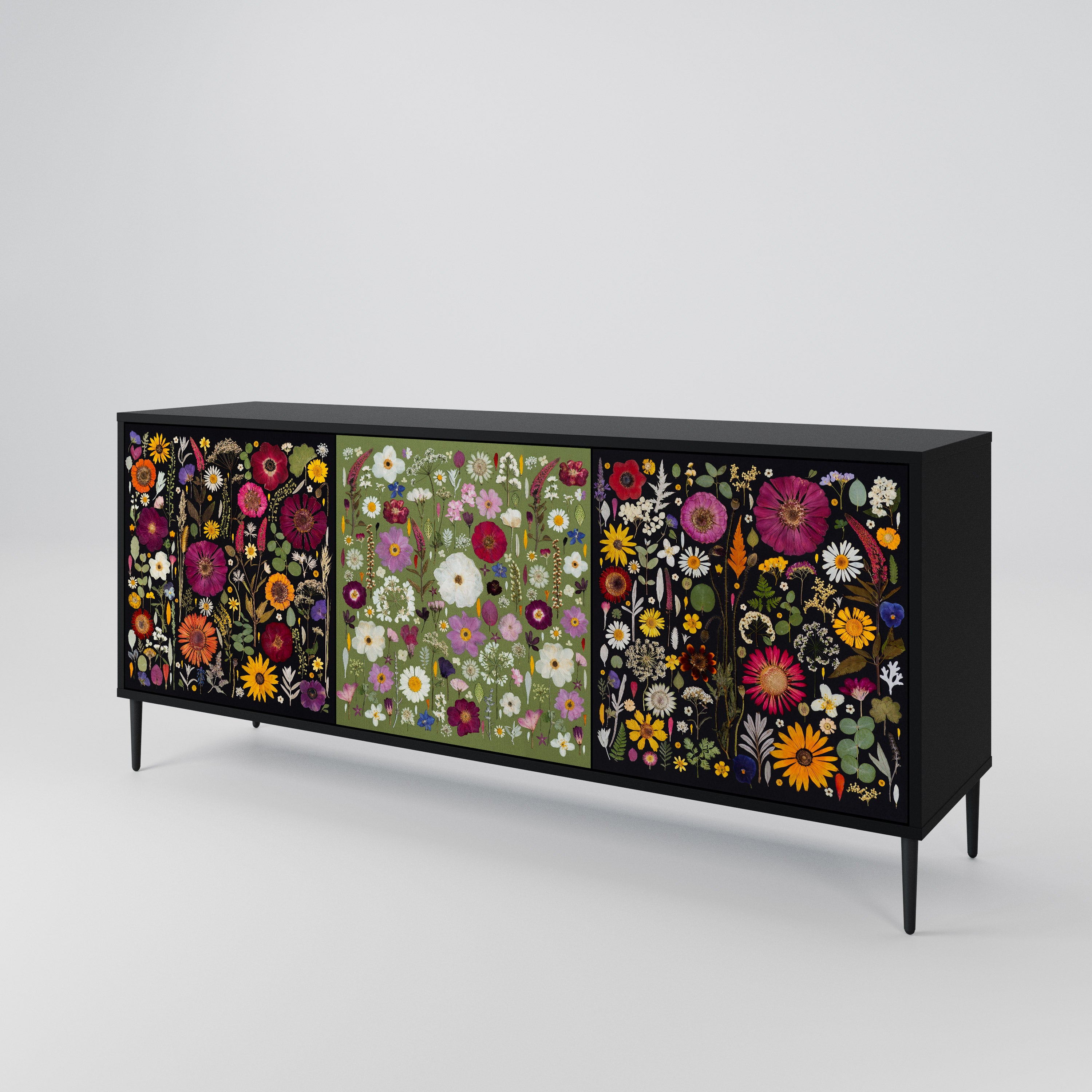 VERDANT GARDEN 3-Door Sideboard