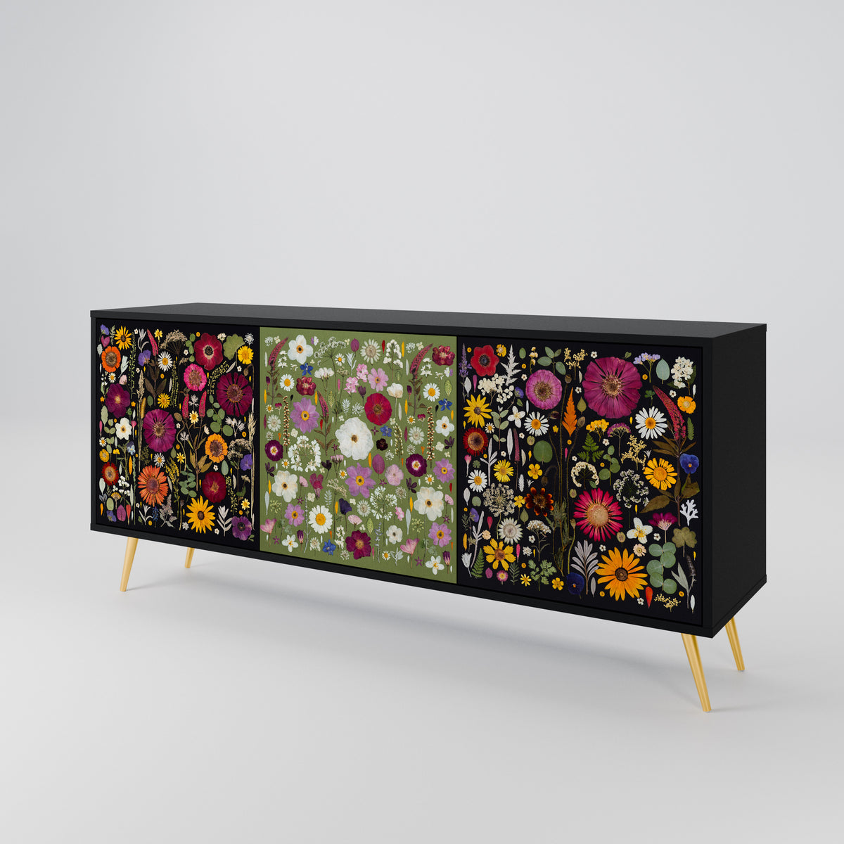 VERDANT GARDEN 3-Door Sideboard