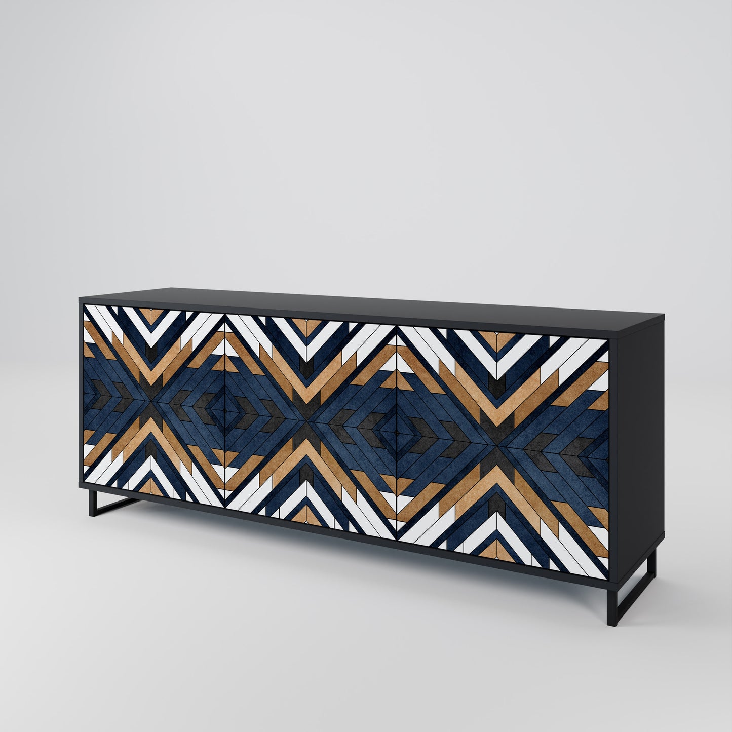 ARTFUL GEOMETRY 3-türiges Sideboard
