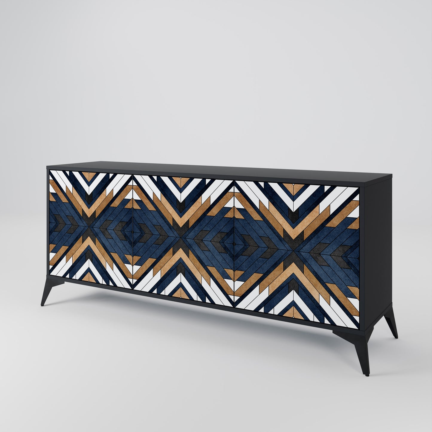 ARTFUL GEOMETRY 3-türiges Sideboard