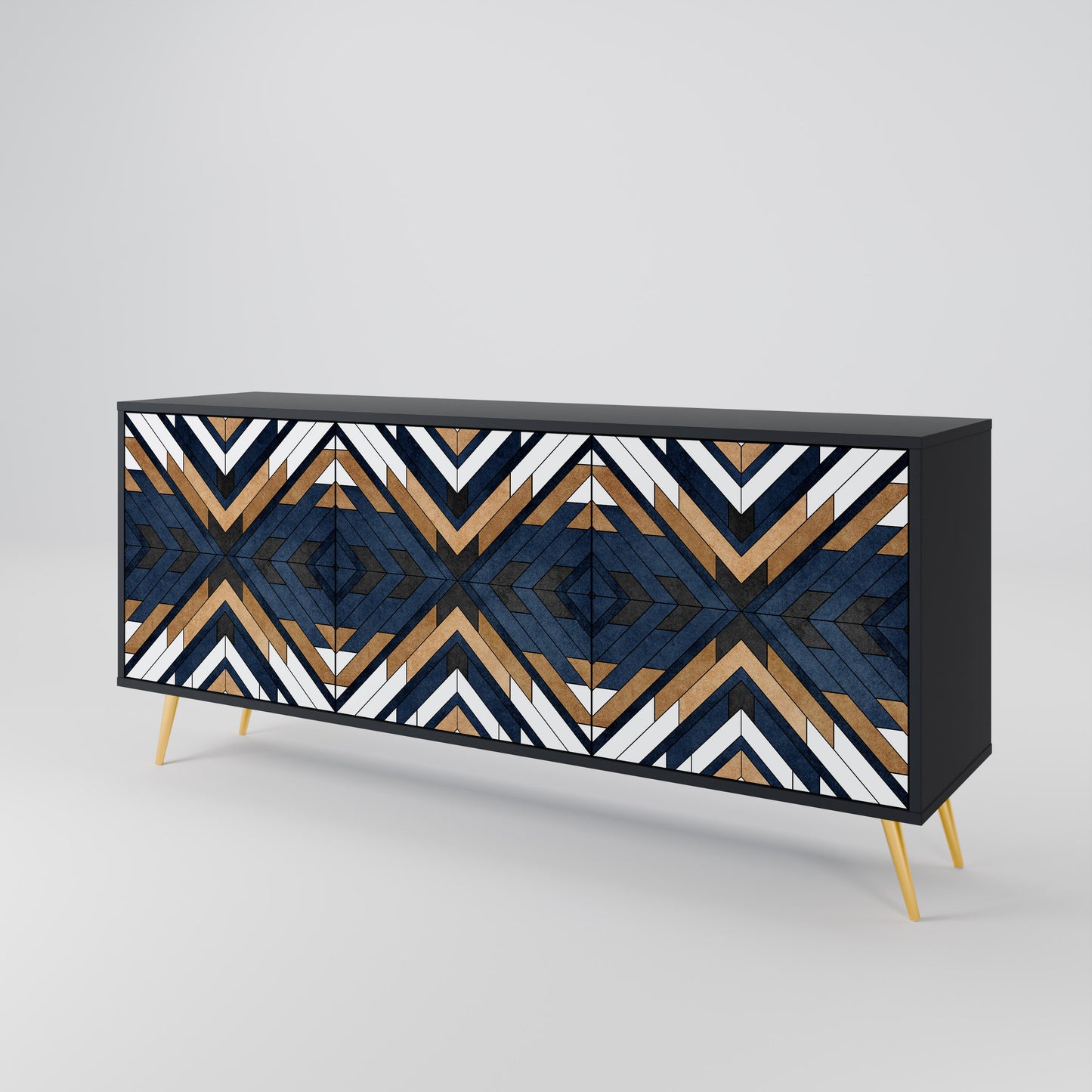 ARTFUL GEOMETRY 3-türiges Sideboard