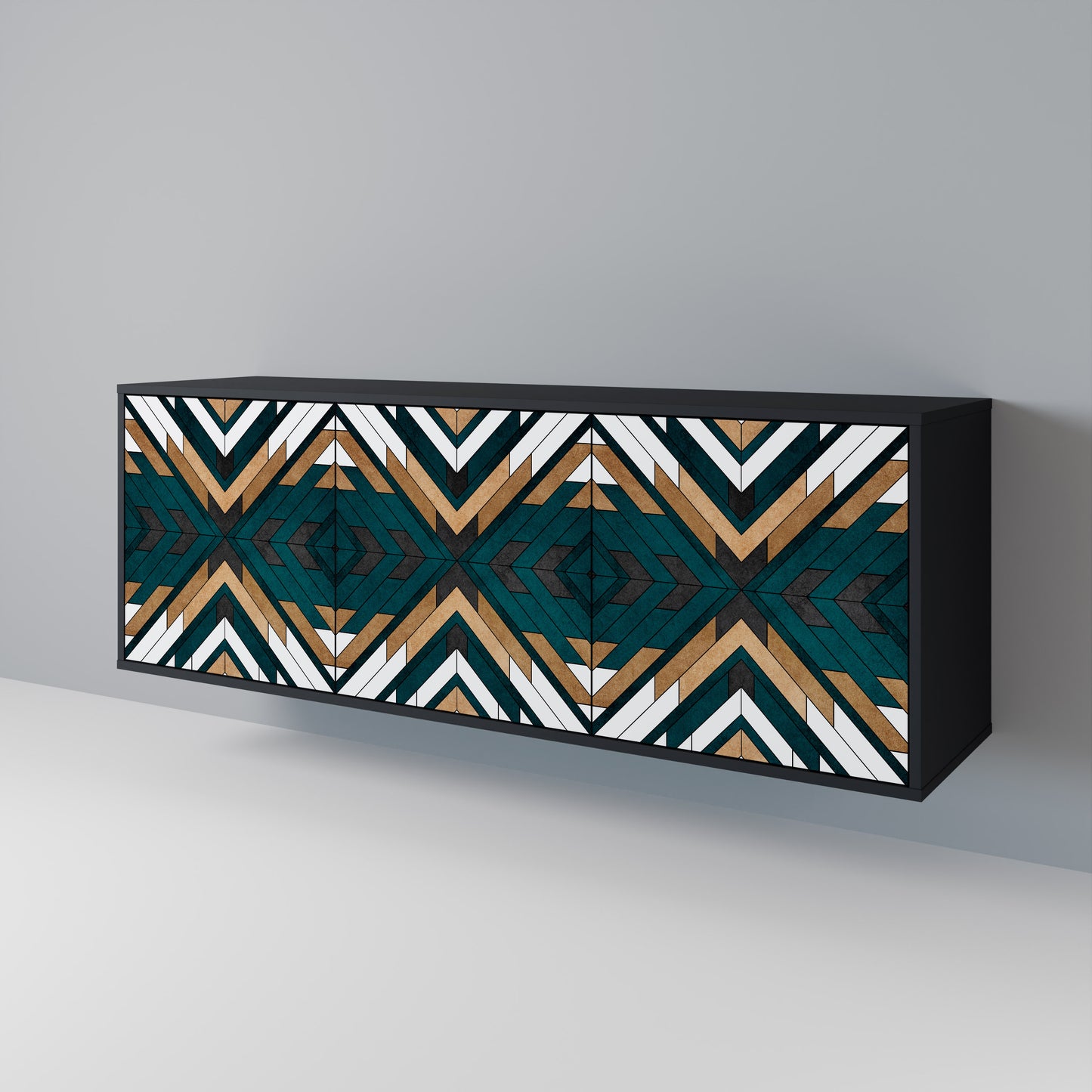 ARTISTIC GEOMETRY 3-türiges Sideboard