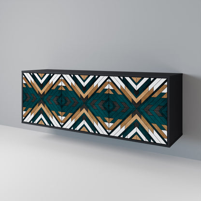 ARTISTIC GEOMETRY 3-türiges Sideboard