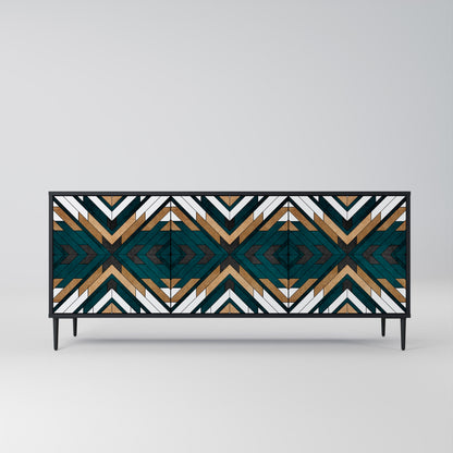 ARTISTIC GEOMETRY 3-türiges Sideboard
