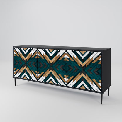ARTISTIC GEOMETRY 3-türiges Sideboard