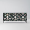 DIMENSION DELIGHTS 3-Door Sideboard in Black Finish