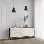 SPOTTED DAZE 3-Door Sideboard in Black Finish