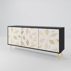 SPOTTED DAZE 3-Door Sideboard in Black Finish