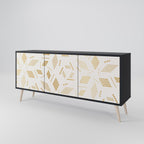 SPOTTED DAZE 3-Door Sideboard in Black Finish