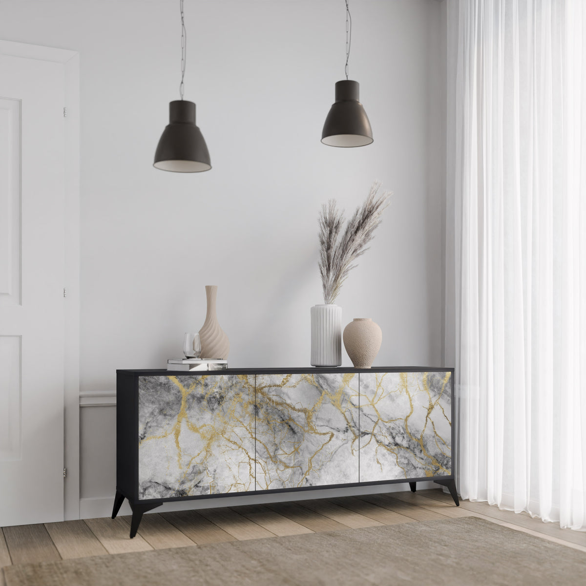 TIMELESS GLIDE 3-türiges Sideboard