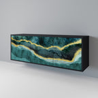 GOLDRUSH ODYSSEY 3-Door Sideboard in Black Finish