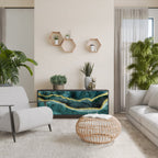 GOLDRUSH ODYSSEY 3-Door Sideboard in Black Finish