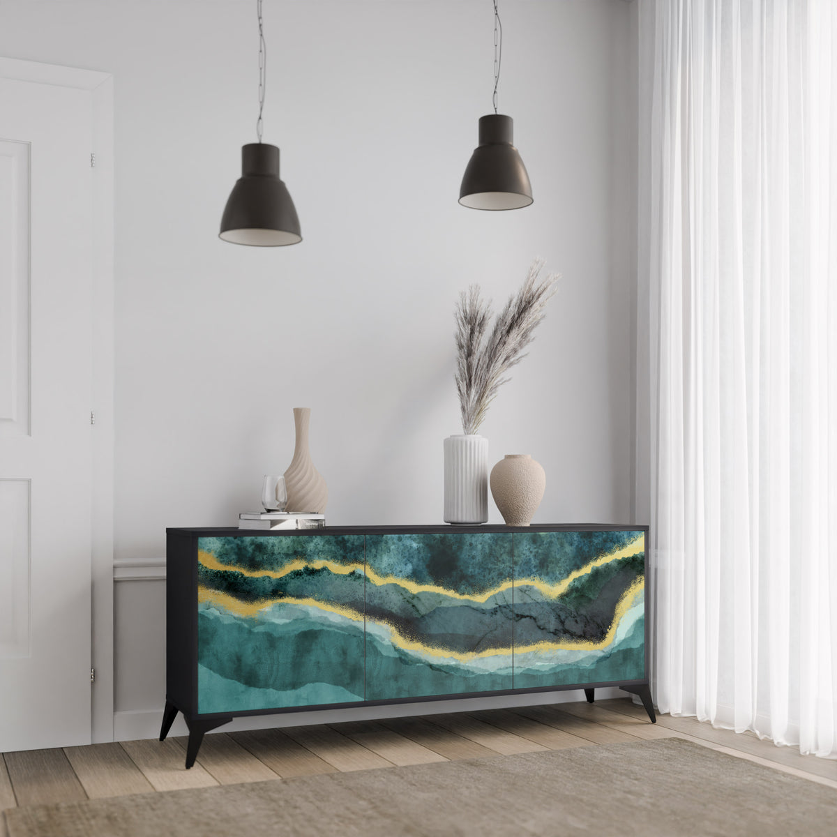 GOLDRUSH ODYSSEY 3-türiges Sideboard