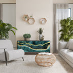 GOLDRUSH ODYSSEY 3-Door Sideboard in Black Finish