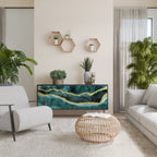 GOLDRUSH ODYSSEY 3-Door Sideboard in Black Finish