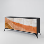 SANDHILLS SPLENDOUR 3-Door Sideboard in Black Finish