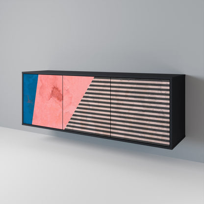 GLAMOROUS STRIPE 3-türiges Sideboard