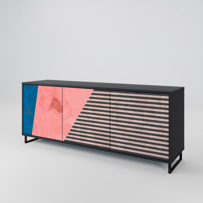 GLAMOROUS STRIPE 3-türiges Sideboard