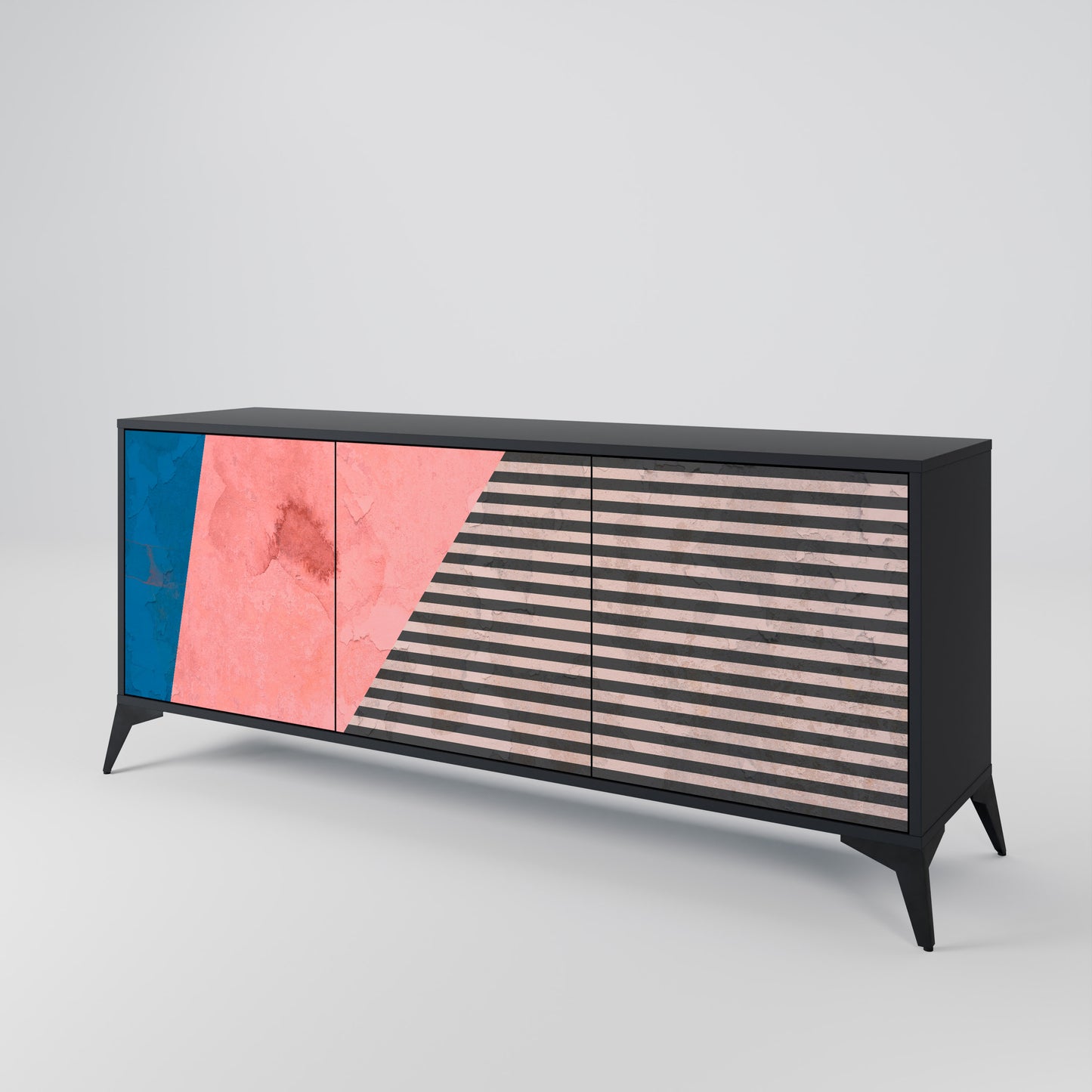 GLAMOROUS STRIPE 3-türiges Sideboard