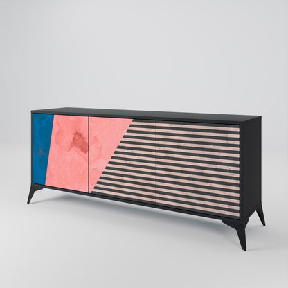 GLAMOROUS STRIPE 3-türiges Sideboard