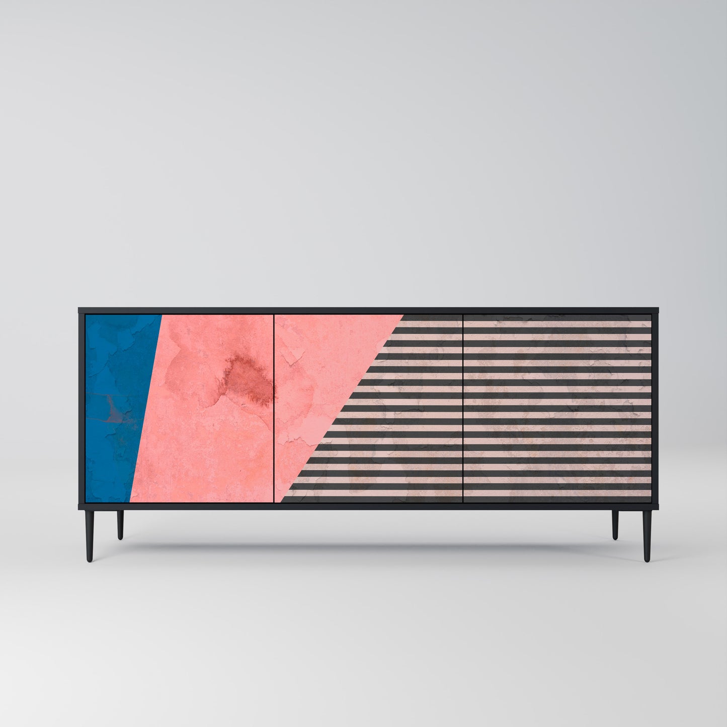 GLAMOROUS STRIPE 3-türiges Sideboard