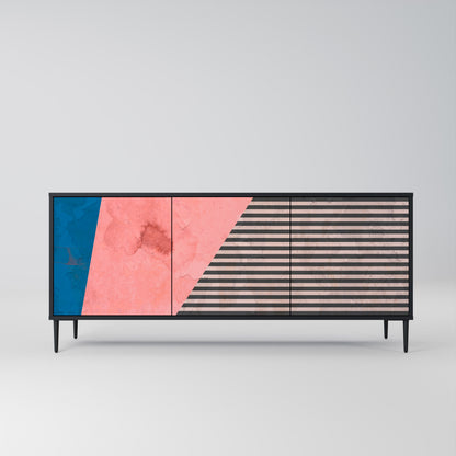 GLAMOROUS STRIPE 3-türiges Sideboard