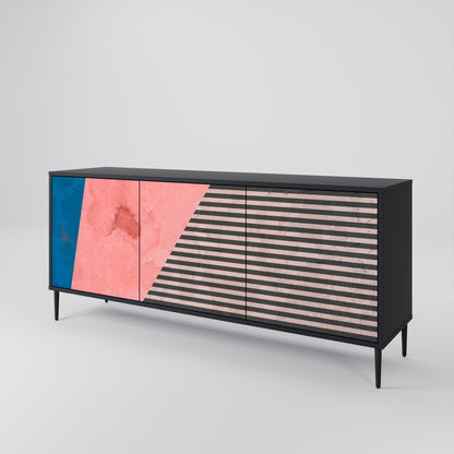GLAMOROUS STRIPE 3-türiges Sideboard