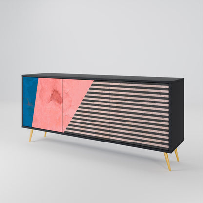 GLAMOROUS STRIPE 3-türiges Sideboard