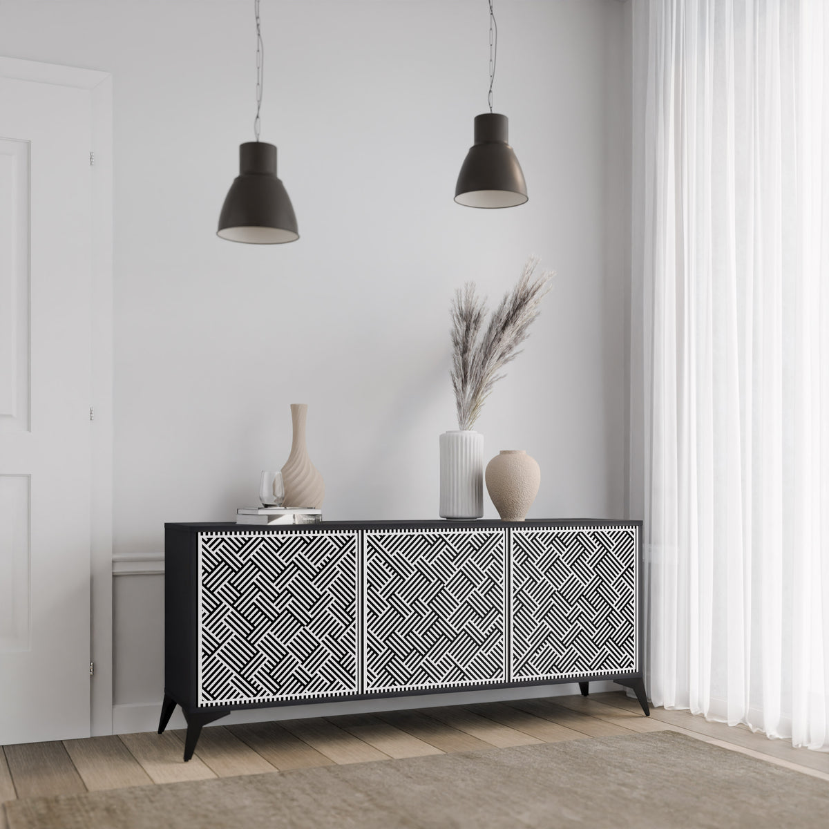 TEMPORARY SEQUENCE 3-türiges Sideboard