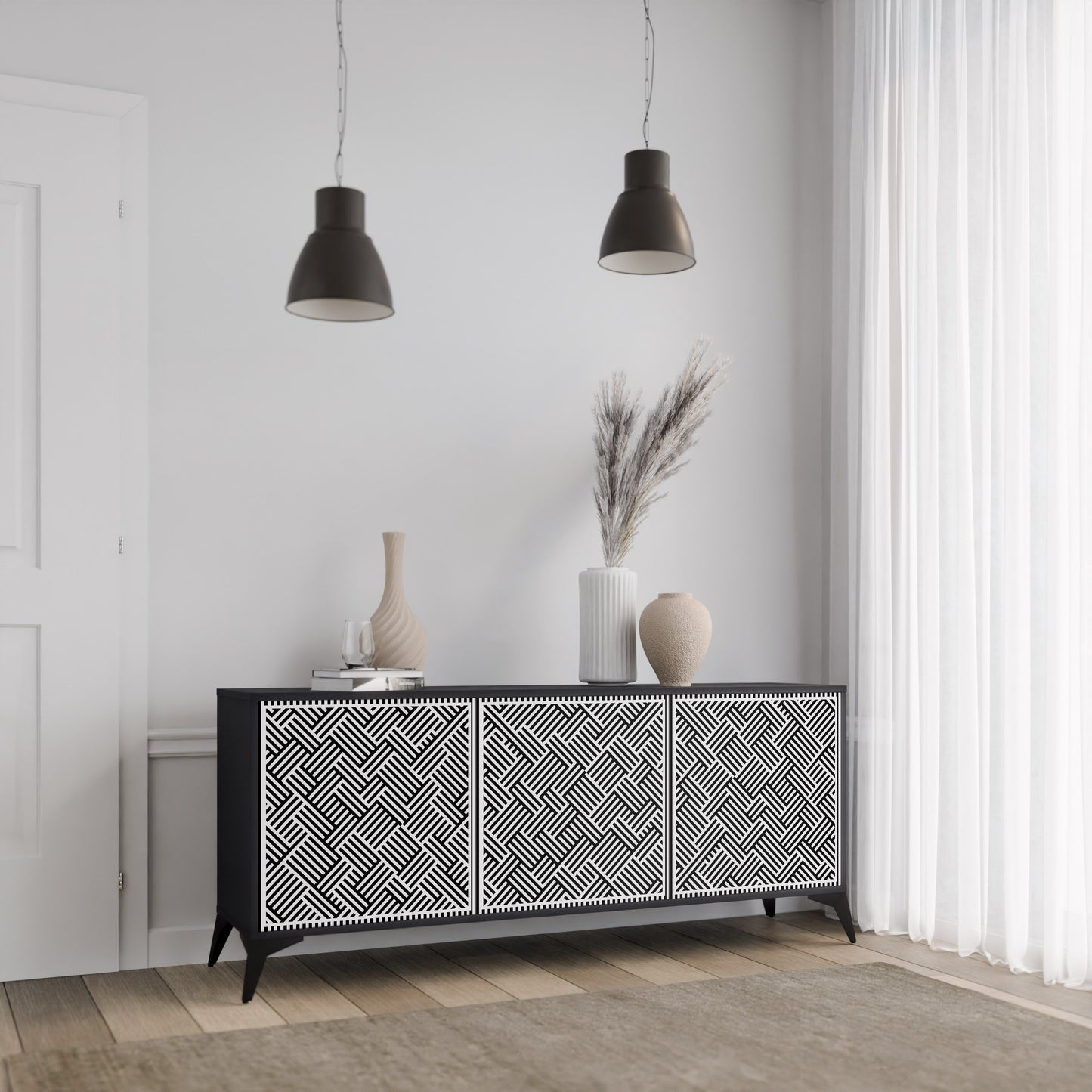 TEMPORARY SEQUENCE 3-türiges Sideboard