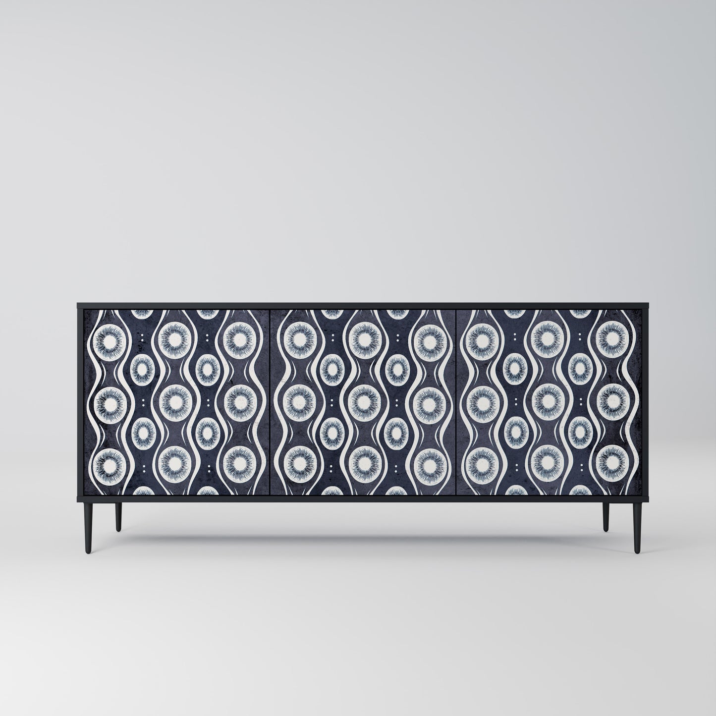 GRAPHITE EYES 3-türiges Sideboard