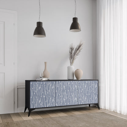 GRAPHITE RAIN 3-türiges Sideboard