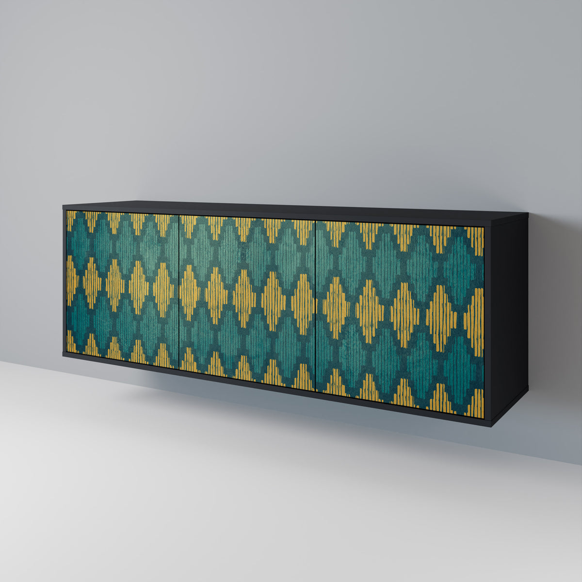POLYGONS 3-türiges Sideboard