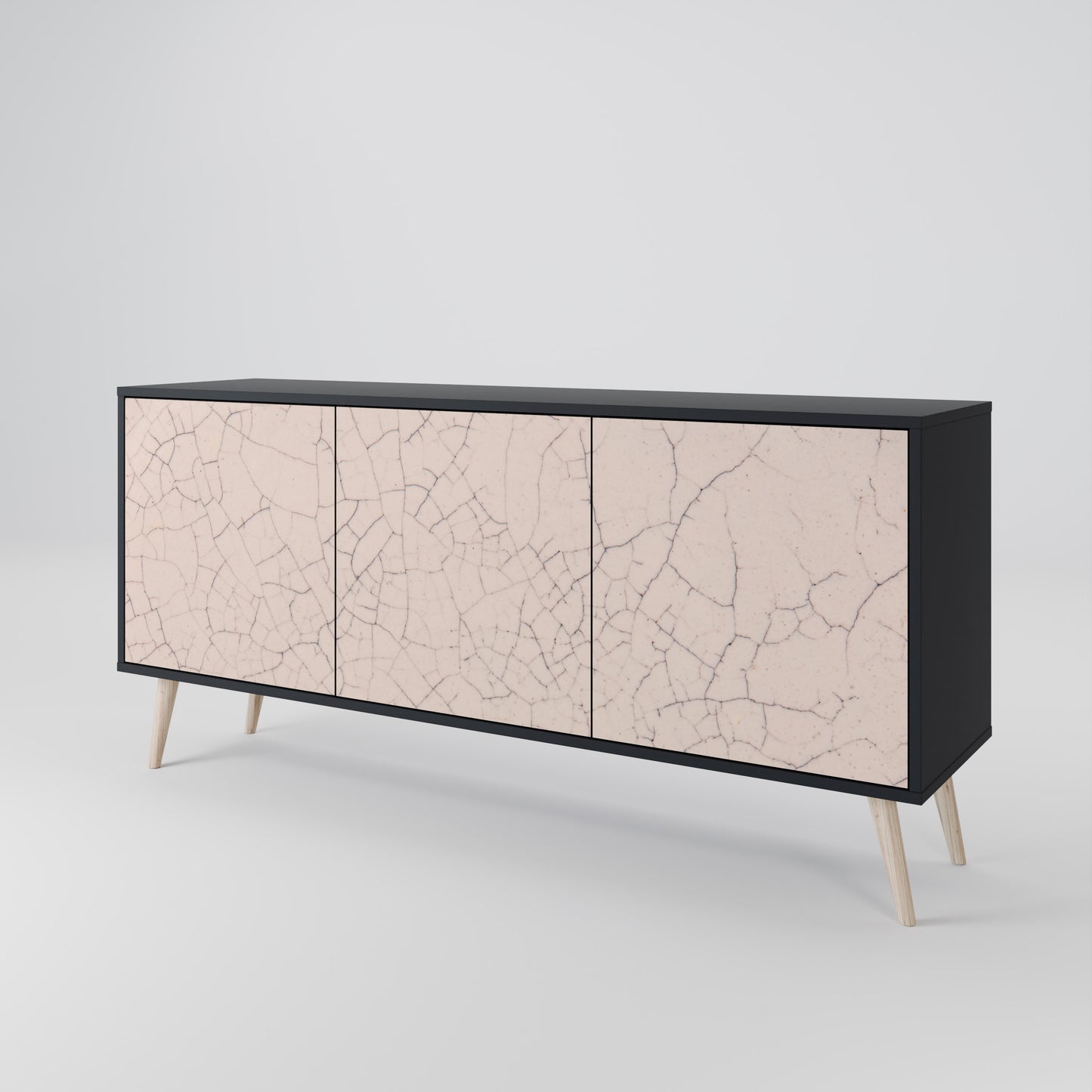 CERAMIC TEXTURE 3-türiges Sideboard