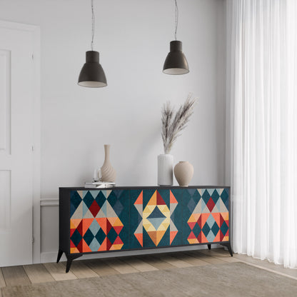 CRACKED ILLUSION 3-türiges Sideboard