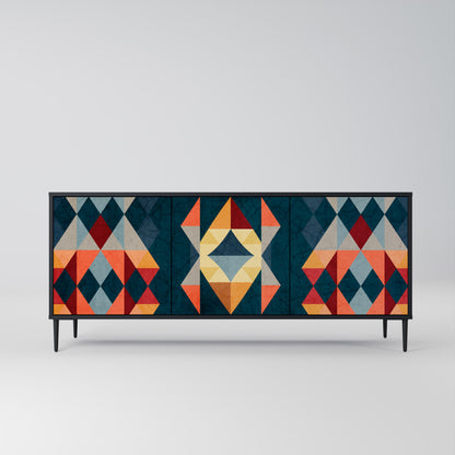 CRACKED ILLUSION 3-türiges Sideboard
