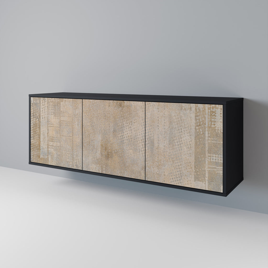 SCREEN ERROR 3-türiges Sideboard in Schwarz