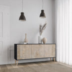 SCREEN ERROR 3-Door Sideboard in Black Finish