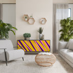 DREAMS COME TRUE 3-Door Sideboard in Black Finish