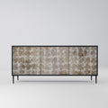 SLIGHTLY BLURRED 3-Door Sideboard in Black Finish