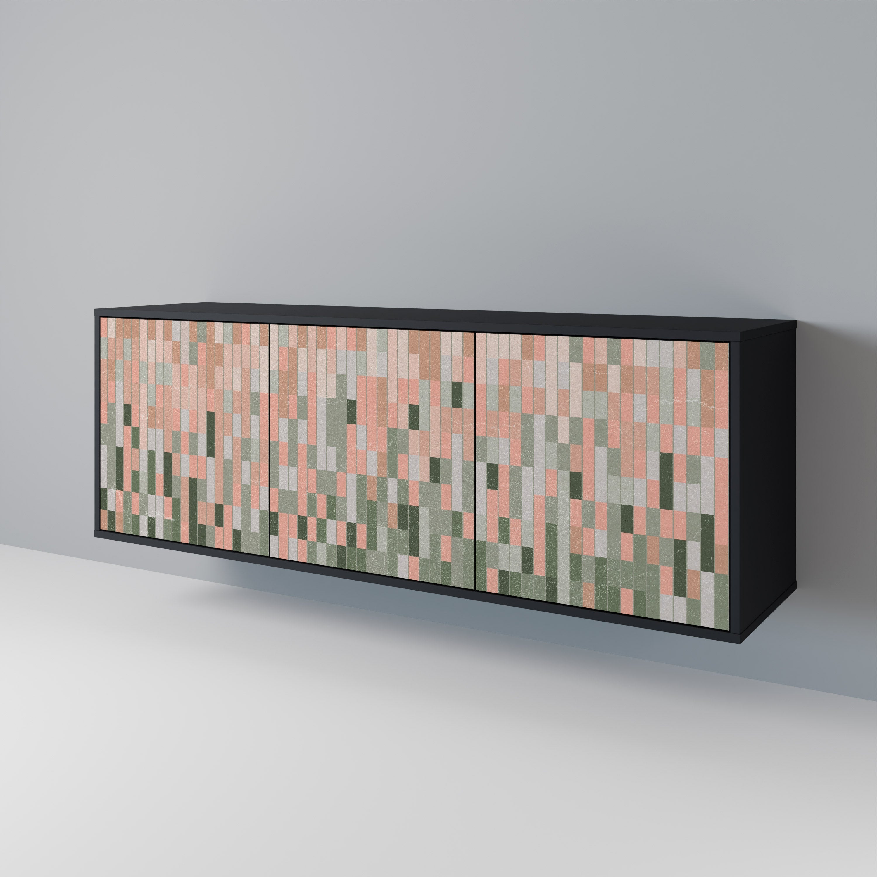BUILDING THE FUTURE 3-türiges Sideboard in Schwarz