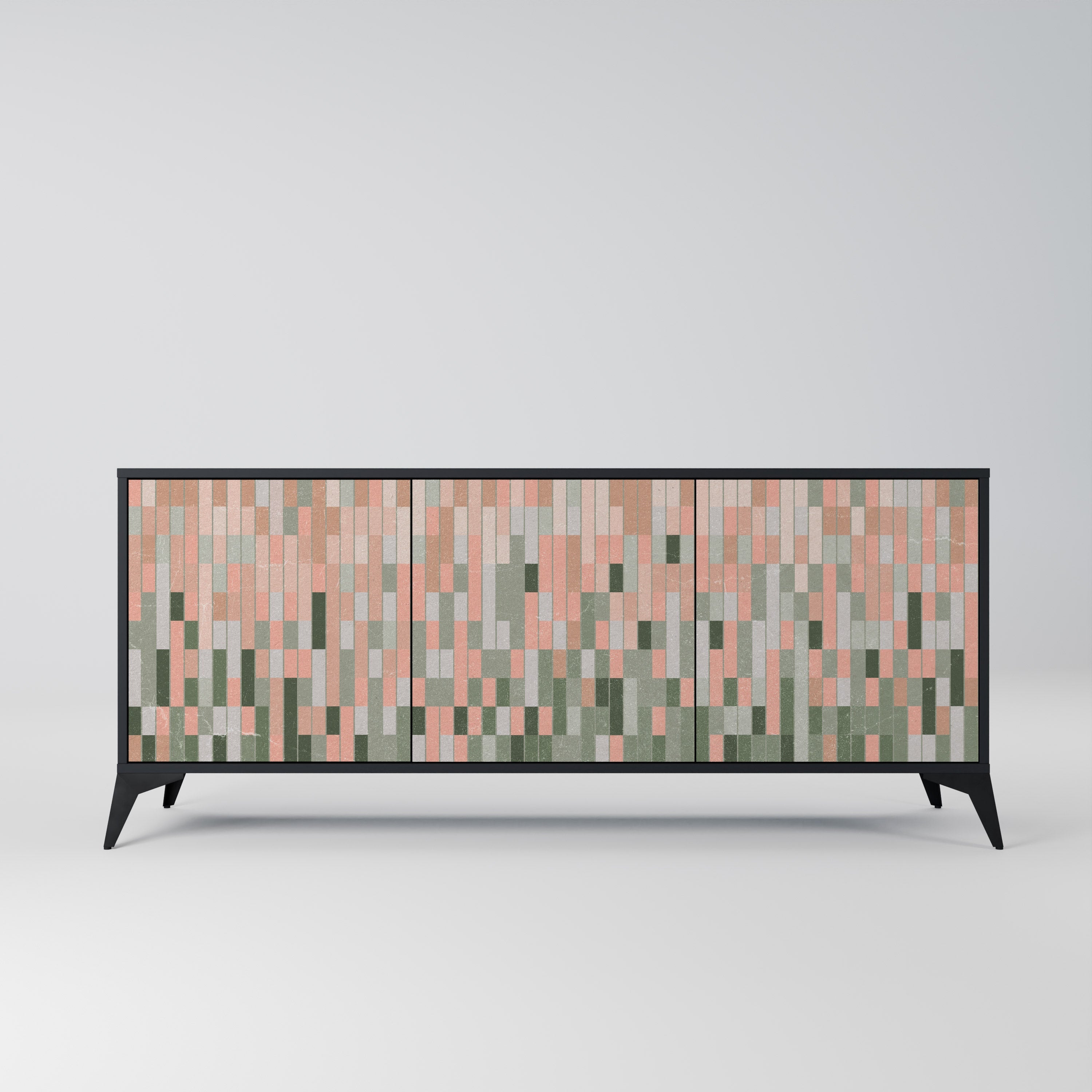 BUILDING THE FUTURE 3-türiges Sideboard in Schwarz