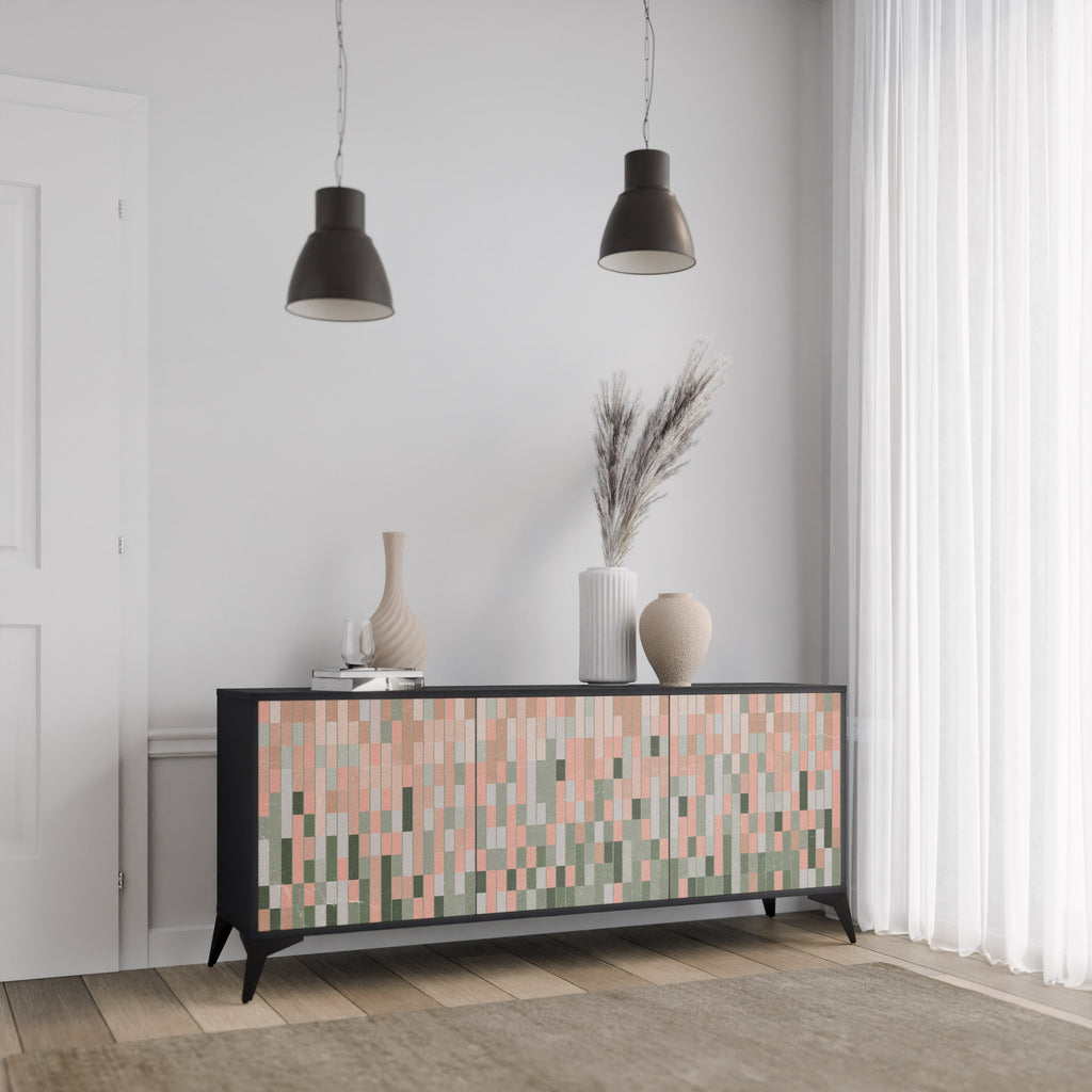BUILDING THE FUTURE 3-türiges Sideboard in Schwarz