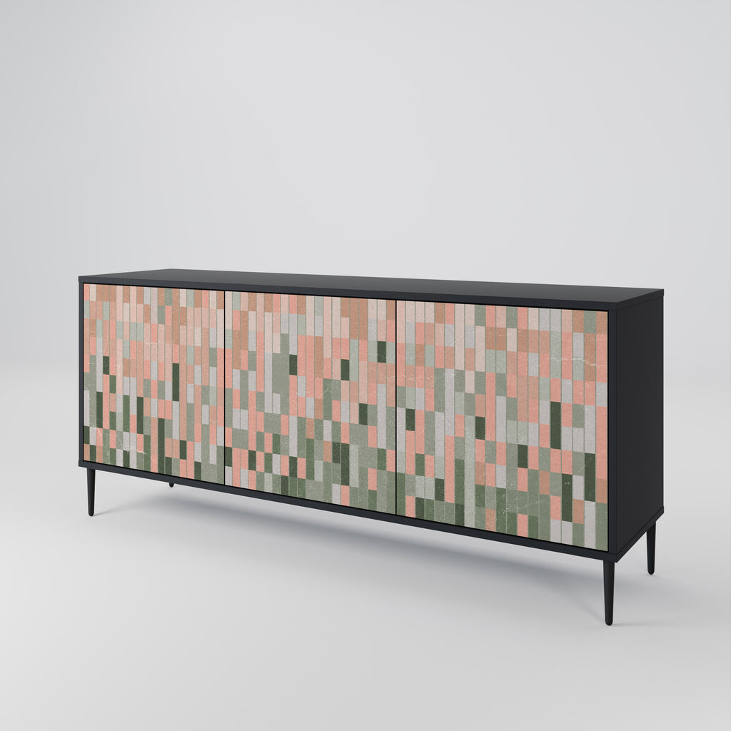 BUILDING THE FUTURE 3-türiges Sideboard in Schwarz