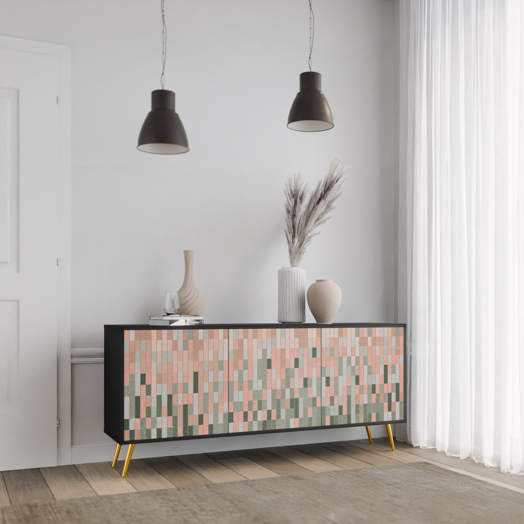 BUILDING THE FUTURE 3-türiges Sideboard in Schwarz
