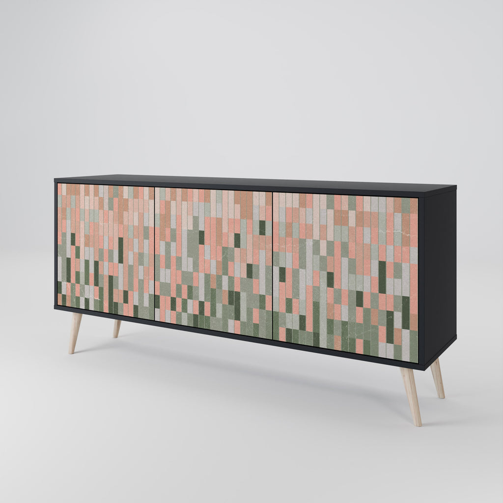 BUILDING THE FUTURE 3-türiges Sideboard in Schwarz
