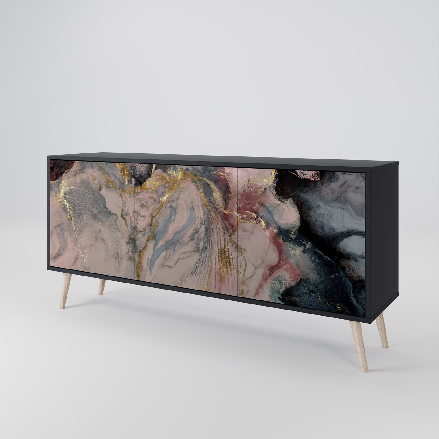GILDED SWIRLS 3-türiges Sideboard